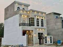 Luxury Modern White Spanish House with Park View Citi Housing Gujranwala