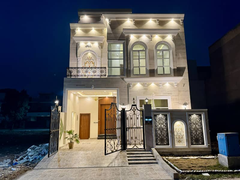 Luxury Modern White Spanish House with Park View Citi Housing Gujranwala 5