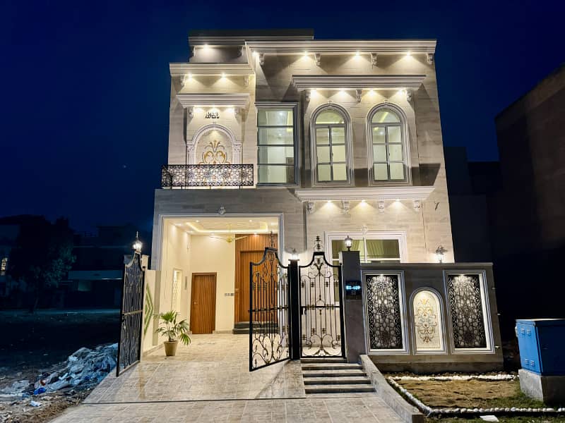 Luxury Modern White Spanish House with Park View Citi Housing Gujranwala 6