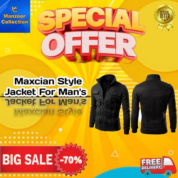 maxcian Style Jacket For Man's 0