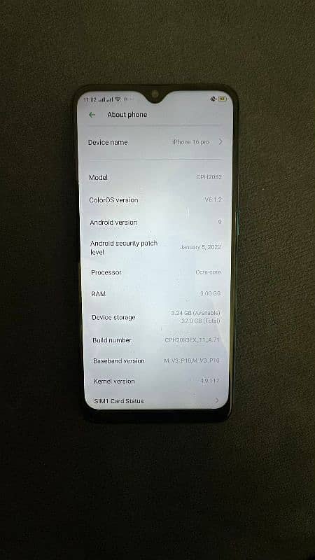 oppo a12 3/32 for sale in best condition 5