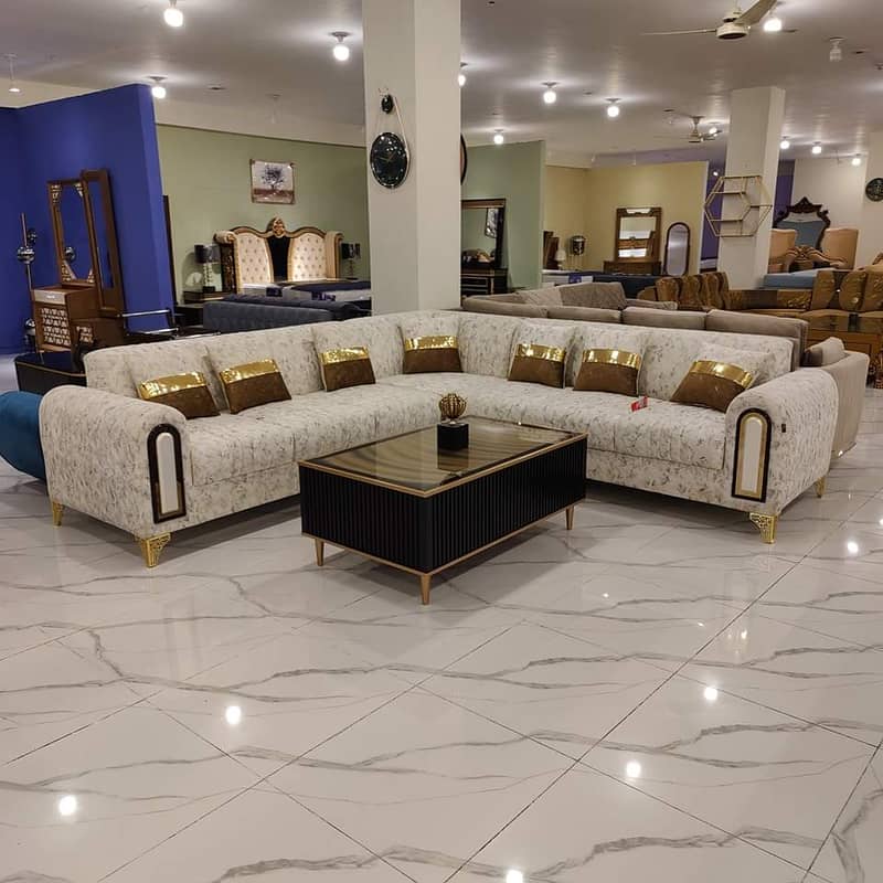 L-shape sofa set/Corner sofa for sale/7 Seater sofa/elegant sofa set 10