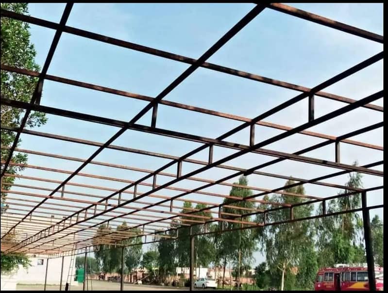 Tensile Shade /Car Parking Shade/ Shade for home/Tensile canopy/fiber 0