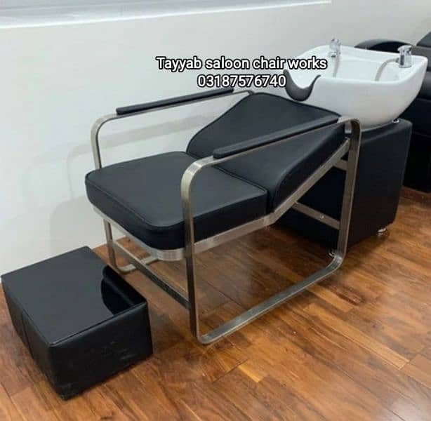 Parlour Chair/Saloon Chair/Shampoo Unit/Pedicure/Facial Bed/Trolley 6