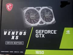 Ge Force GTX 1650 4gb DDR6 Nvidea for sale in reasonable price. .