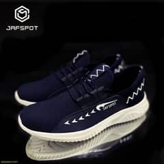 Men's Fashion Tannins White Shoes Color Blue