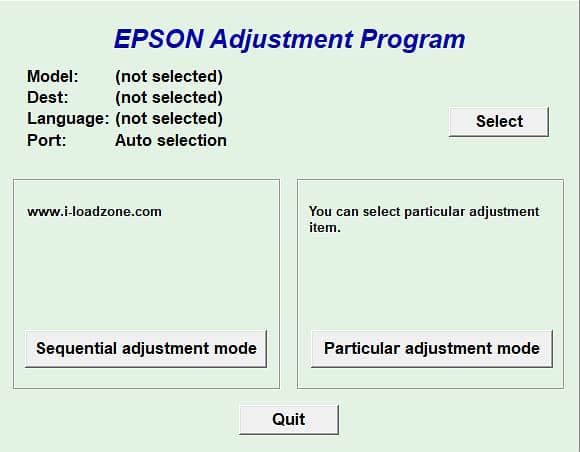 Epson Resetter Software 2