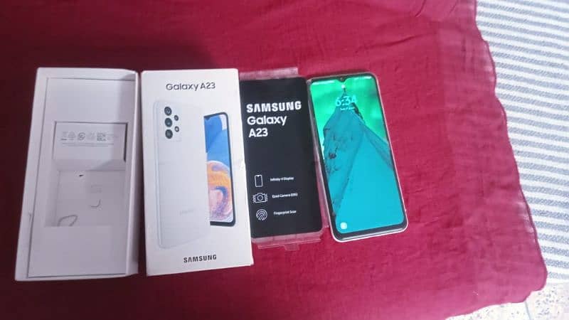 Samsung galaxy A23 6gb 128gb complete box 03325594818whtsp 5