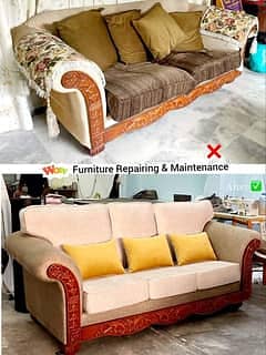 Sofa Repair / Sofa / Sofa Making / Furniture Polish / Fabric Change 11