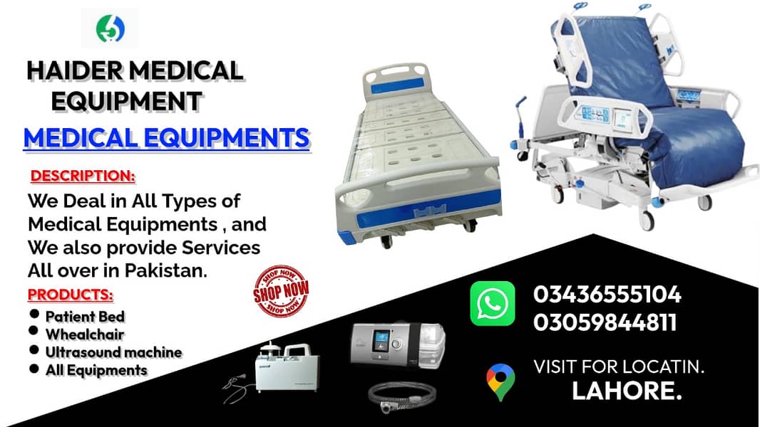 Medical Equipments. . . .  03436555104 0