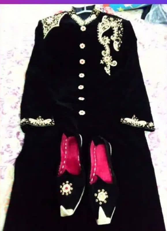 Men's bridal Shrwani with khosa 4