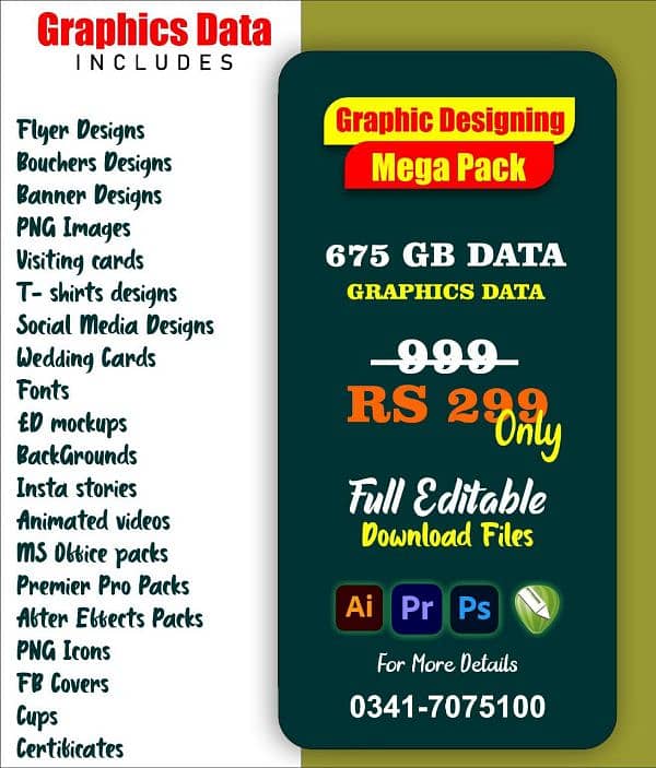 Graphics Bundle Available with 670GB data 0