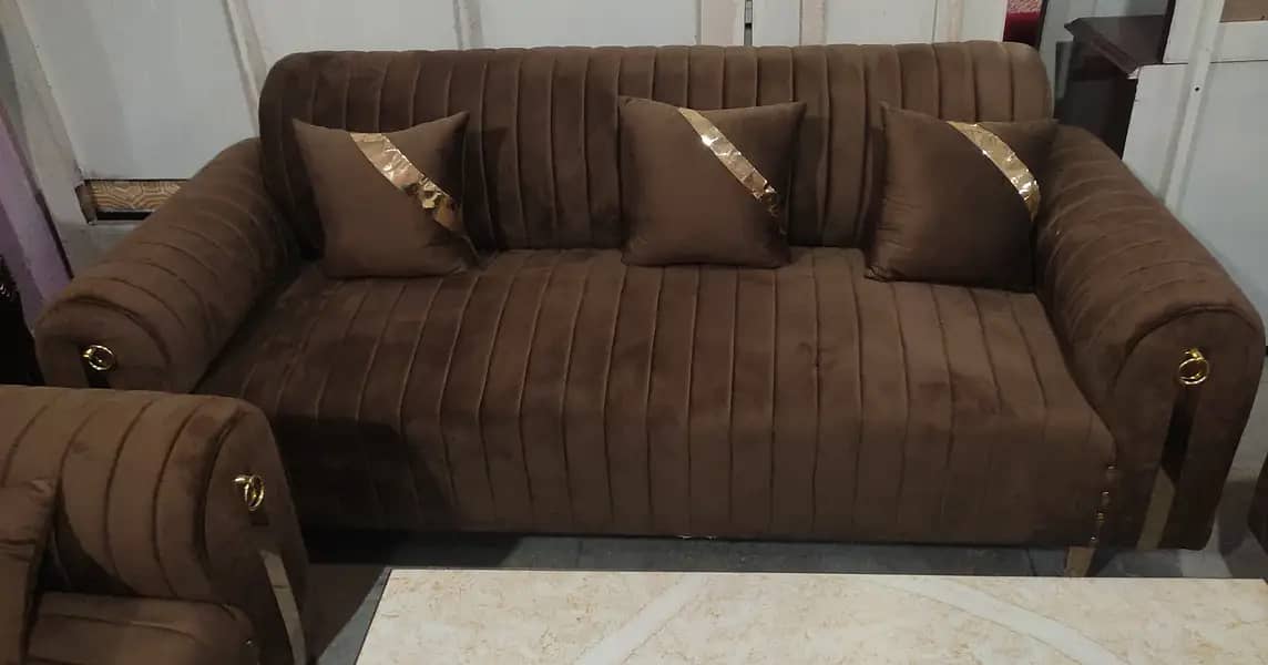 sofa set - L shape sofa - Bedroom Chair - Velvet sofa - Luxury sofa 3