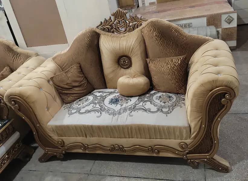 sofa set - L shape sofa - Bedroom Chair - Velvet sofa - Luxury sofa 15