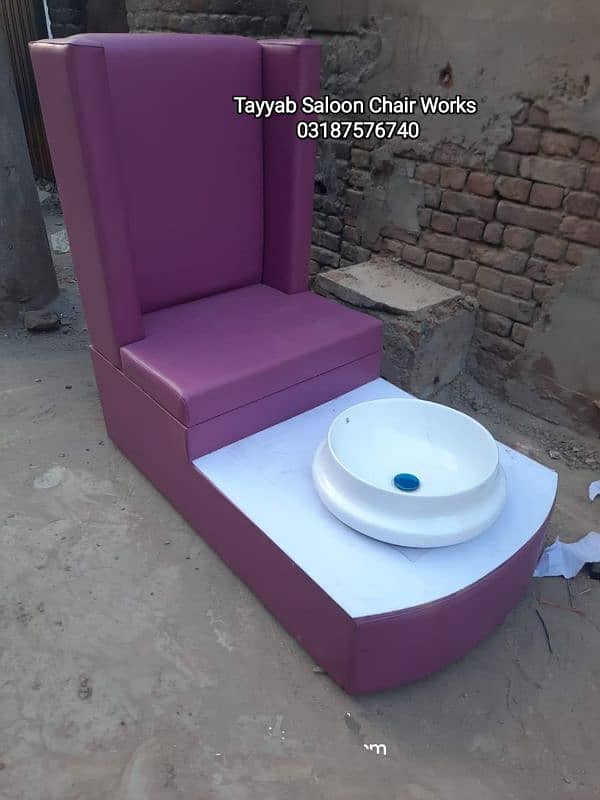 Saloon Chair/Parlour Chair/Shampoo Unit/Pedicure/Facial Bed/Trolley 12