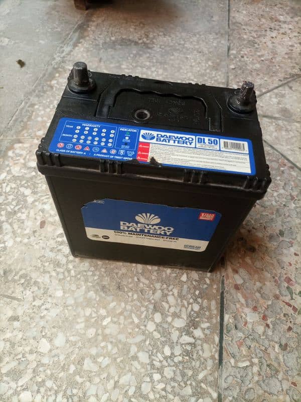 Maintenance Free Dry Daewoo DL-50 Battery 9