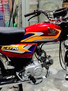 HONDA CD 70 2024 model 2025 wala sticker he