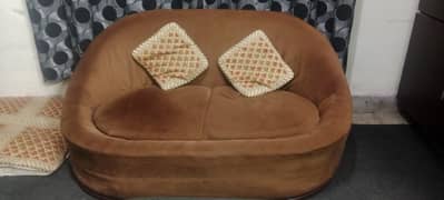 valvet 2 seater sofa like new condition