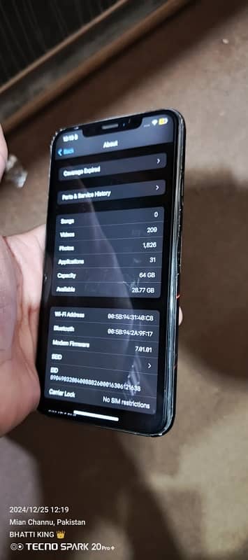 iPhone xsmax non pta 64 gb 0