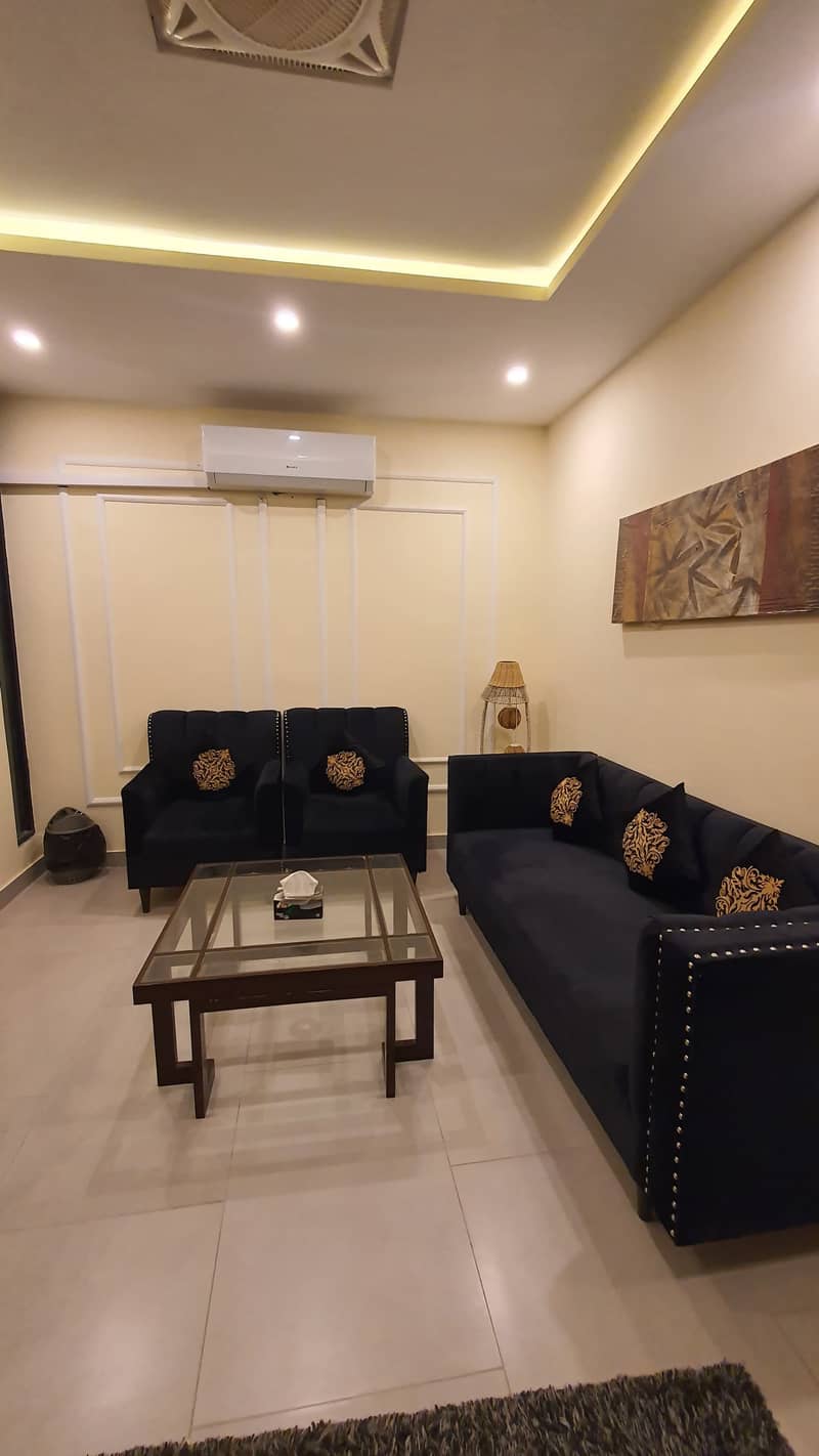 Two Bed Rooms luxury Furnished Apartment Available For Rent in River Hills Phase 7 3