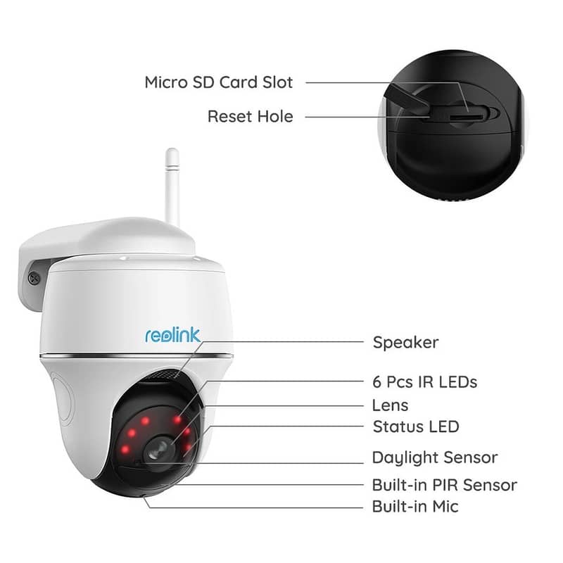 Argus PT Smart Wire-Free Pan-Tilt Security Camera with Expansive Fiel 1