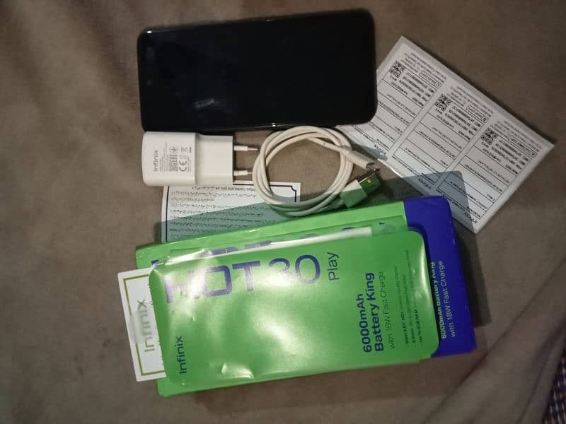 Infinix Hot 30 Play 4 64 10 10 Condition With Box Original Charger 1