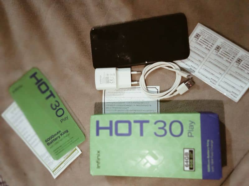 Infinix Hot 30 Play 4 64 10 10 Condition With Box Original Charger 3