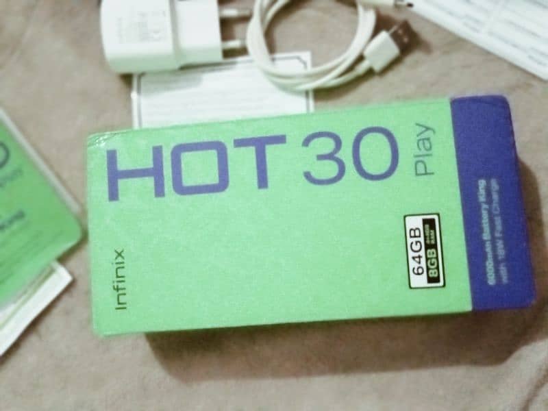 Infinix Hot 30 Play 4 64 10 10 Condition With Box Original Charger 4