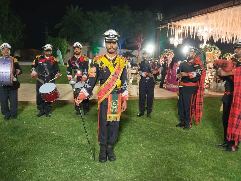 foji band baja/fauji pipe band Lahore/Dhool/ Barat/Shadi/Mehndi/Event 2