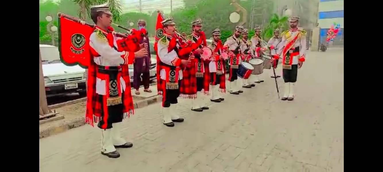 foji band baja/fauji pipe band Lahore/Dhool/ Barat/Shadi/Mehndi/Event 10