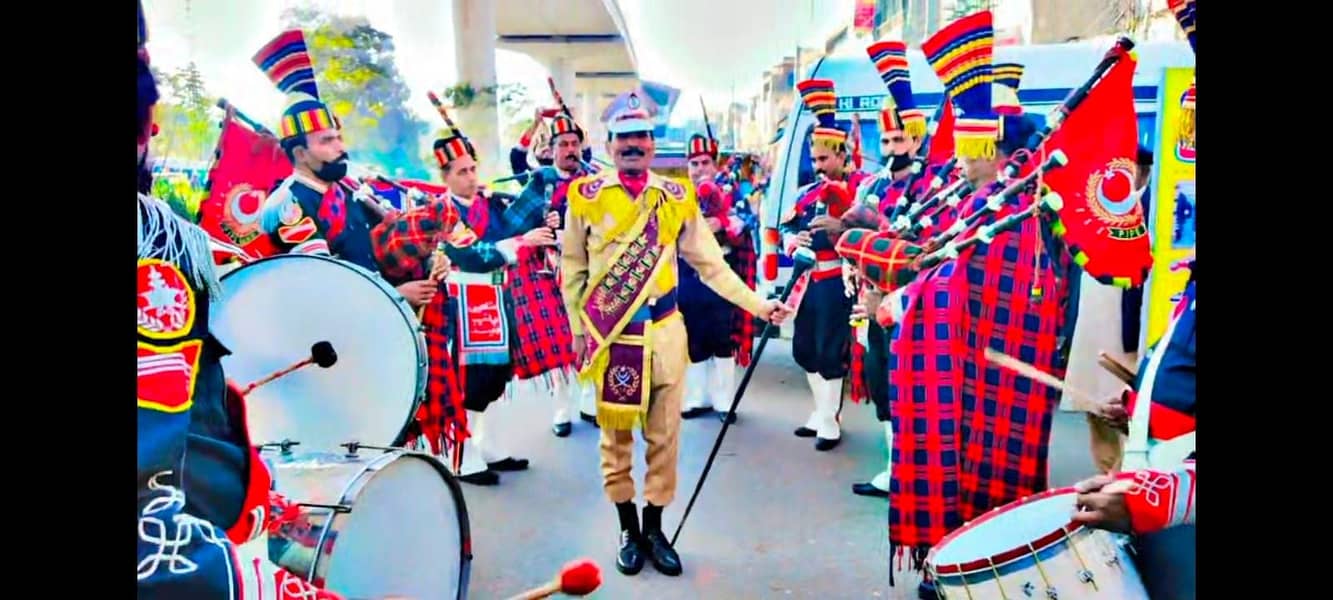 foji band baja/fauji pipe band Lahore/Dhool/ Barat/Shadi/Mehndi/Event 11