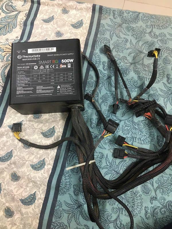 Thermaltake Smart RGB 500W Power Supply (used) 4