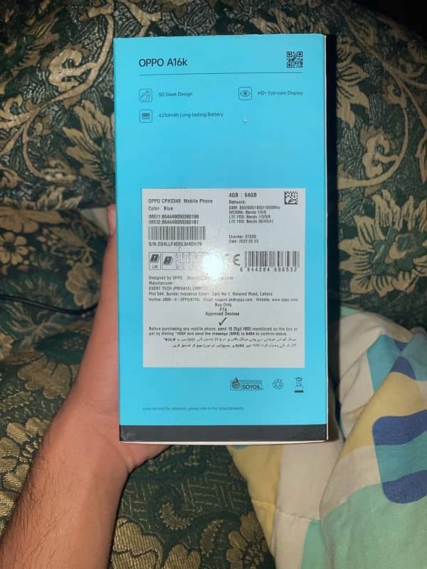 oppo A16 k pta approved 5