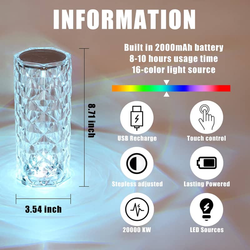 USB CHARGING TOUCH LAMP 3