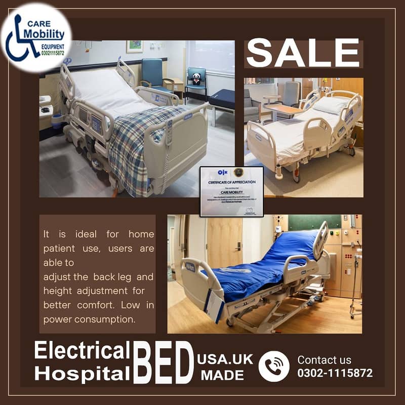 ICU bed / Hospital bed /Medical Bed /surgical Electric Bed Patient bed 14