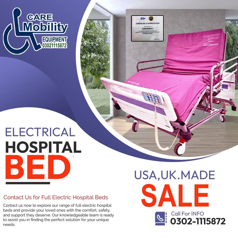 ICU bed / Hospital bed /Medical Bed /surgical Electric Bed Patient bed 18