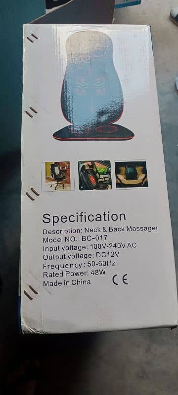 multi usage Neck and Back massager model BC-017 3