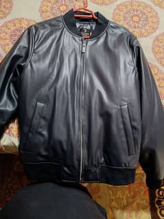 cougar leather jacket M size