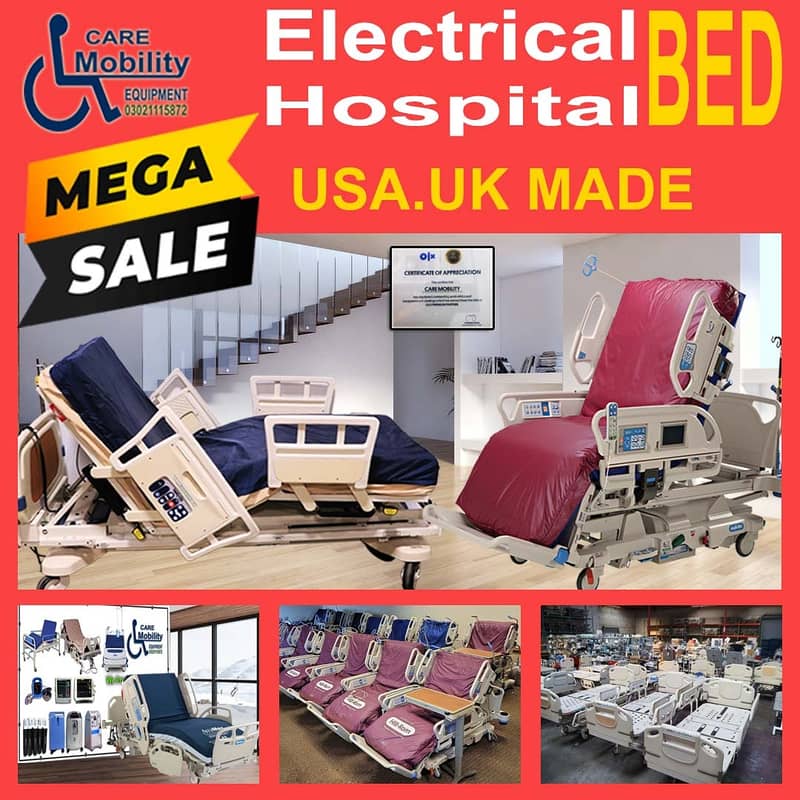 USA Electric bed /Patient bed /ICU bed /Hospital bed /ICU bed for sale 11