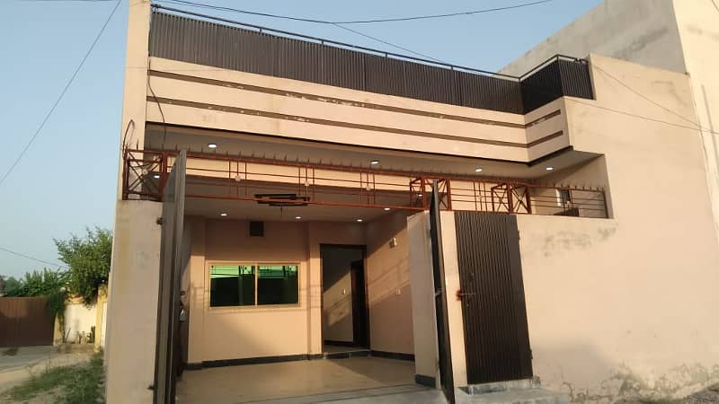 10 Marla Single Story Corner House for sale Asc Housing Society Nowshera Block B Extension 1