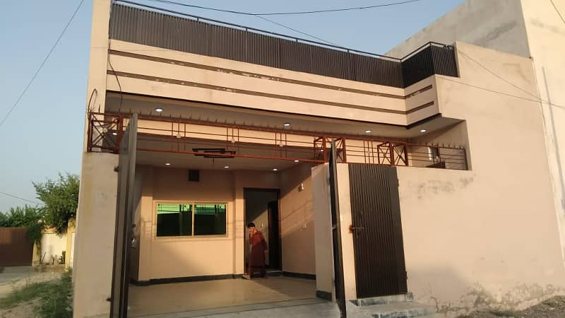 10 Marla Single Story Corner House for sale Asc Housing Society Nowshera Block B Extension 2