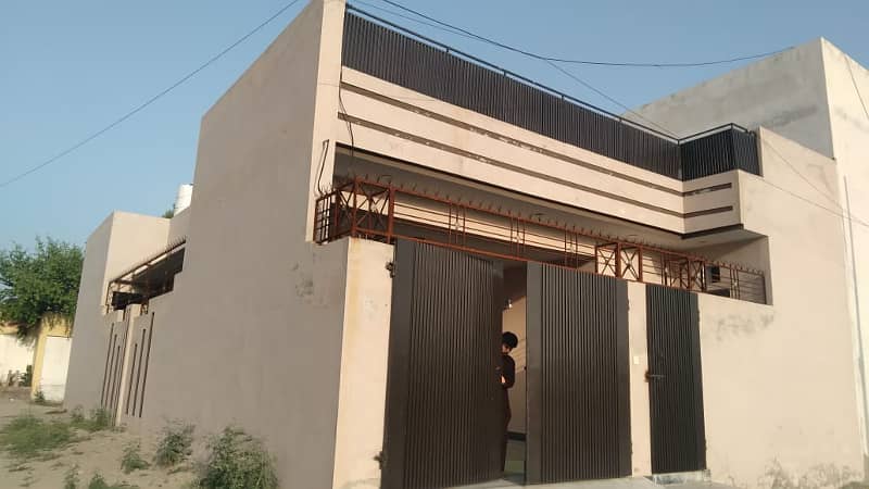 10 Marla Single Story Corner House for sale Asc Housing Society Nowshera Block B Extension 48