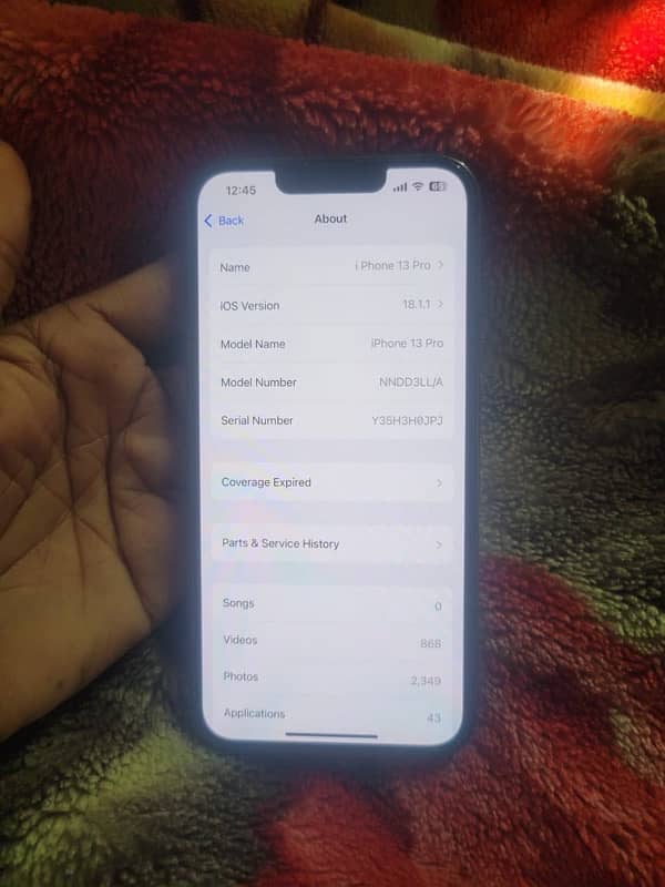 I Phone 13 Pro 128GB 4