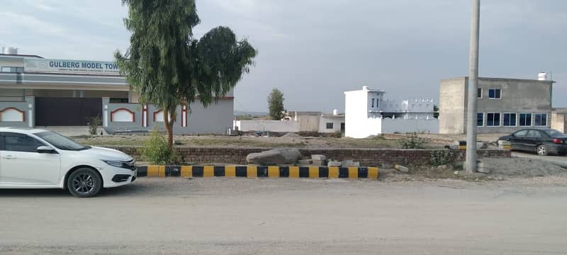 GULBERG MODEL TOWN NOWSHERA 5 MARLA COMMERCIAL PLOT FOR SALE 45