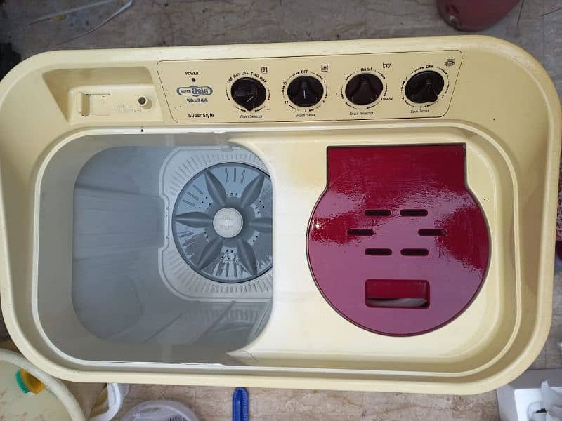 Super Asia wahsing machine and dryer 1