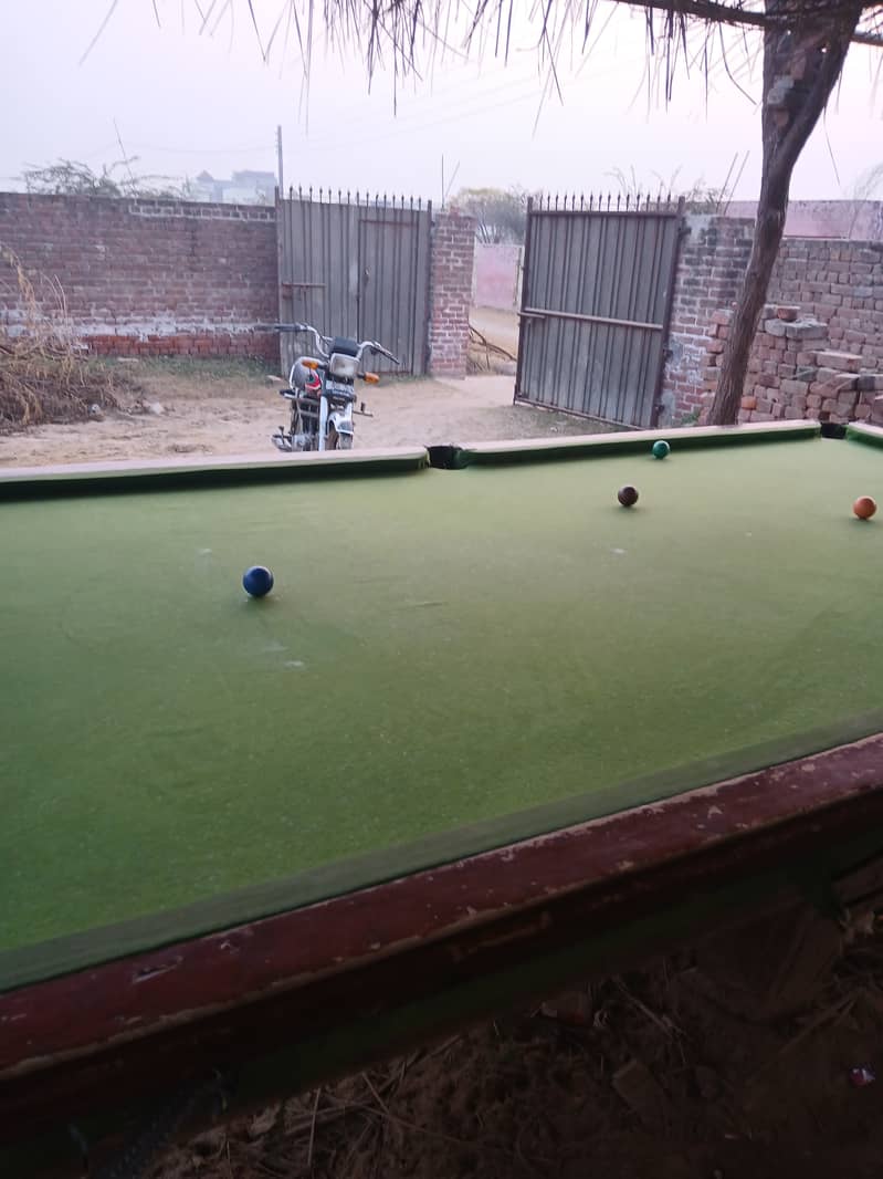 snooker table 5.10 feet(width & height)  chak ghazi hafizabad 4