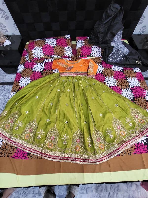 Brand New bridal Outfit For Mehndi | Design by hh | For Sale 1