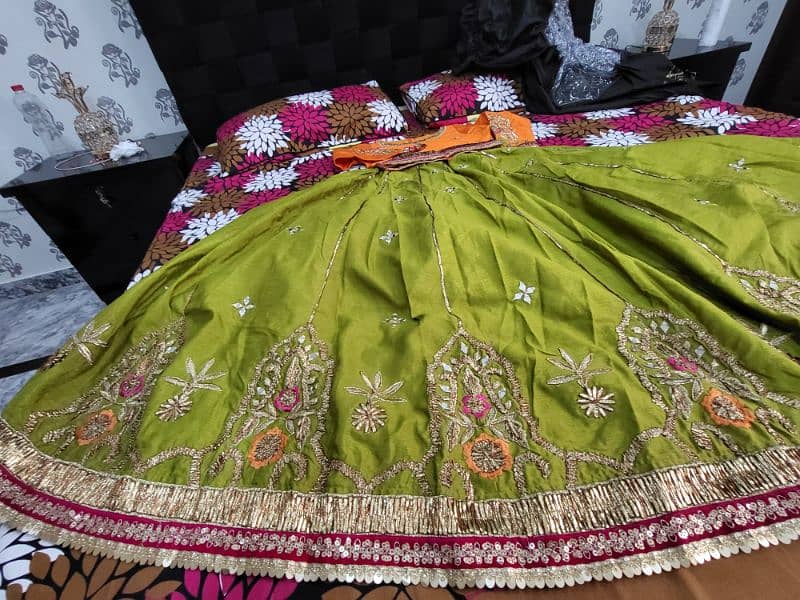 Brand New bridal Outfit For Mehndi | Design by hh | For Sale 2