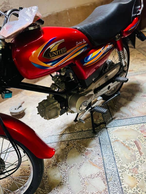 United 100 cc bike like a new condition 2024 modal 6