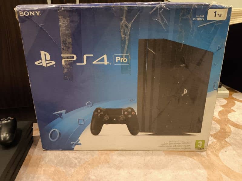 PS 4 PRO 1 TB WITH CONTROLLERS AND GAMES 10